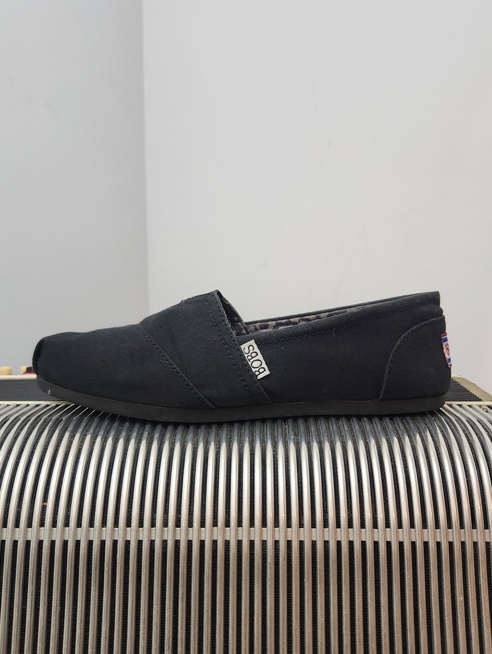 NWOT - BOBS BLACK DENIM SLIP ON LOAFERS SIZE 7